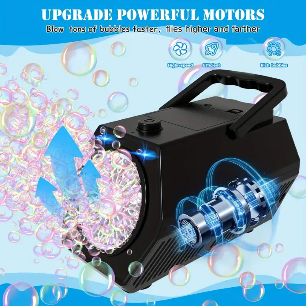 JH Mesin Pembuat Gelembung Mini Automatic Stage Bubble Machine 5V - 575