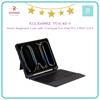 Jual ROCKWARE T5304D-3 Smart Keyboard Case with Trackpad for