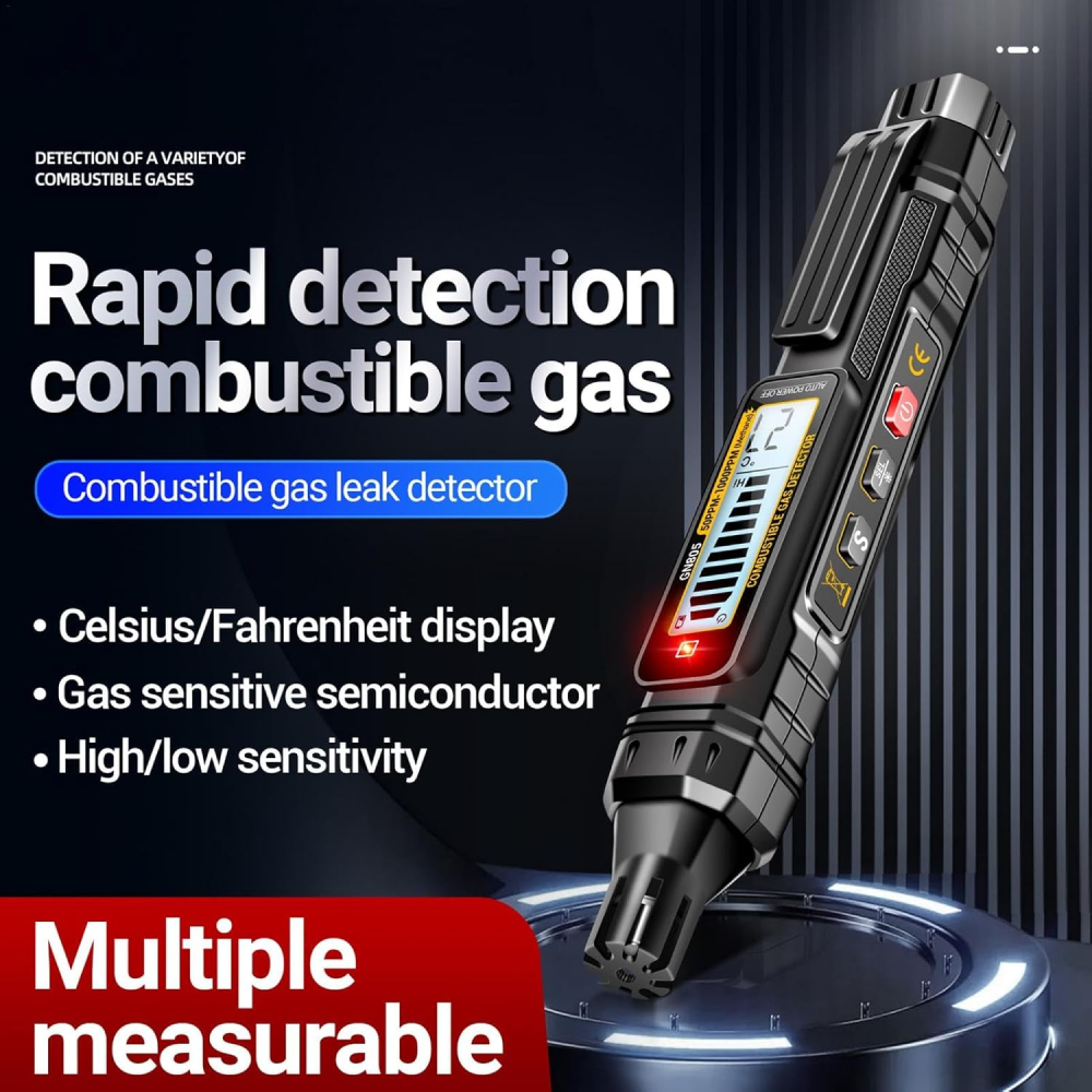 ANENG Alat Deteksi Gas Bocor Smart Sensor Combustible Detector - GN805