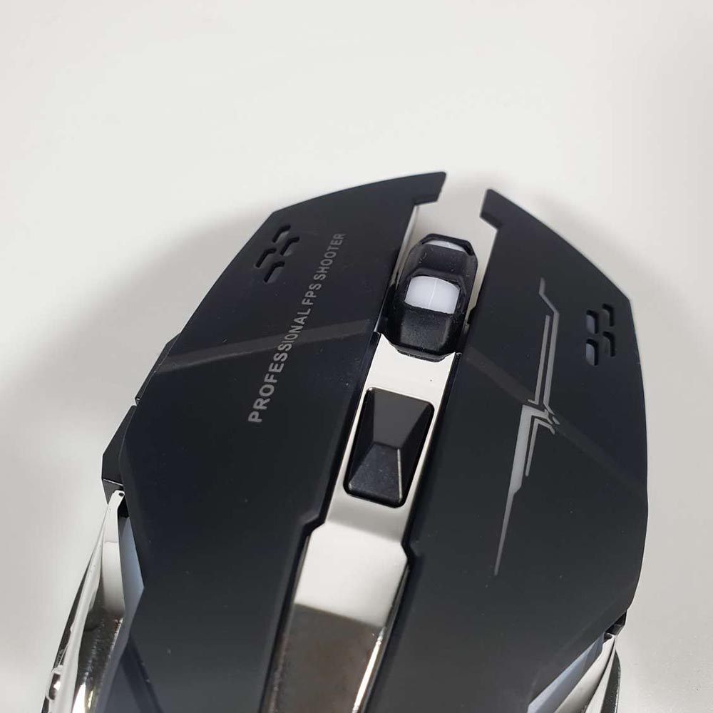 T-WOLF Mouse Gaming Wireless Bluetooth Optical 2.4GHz Silent 1600DPI - Q13