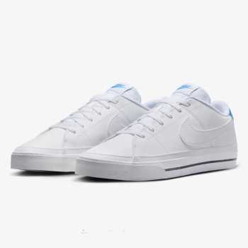 Nike Court Legacy NN White Blue FQ8226 101.Sepatu Tennis Casual Origin
