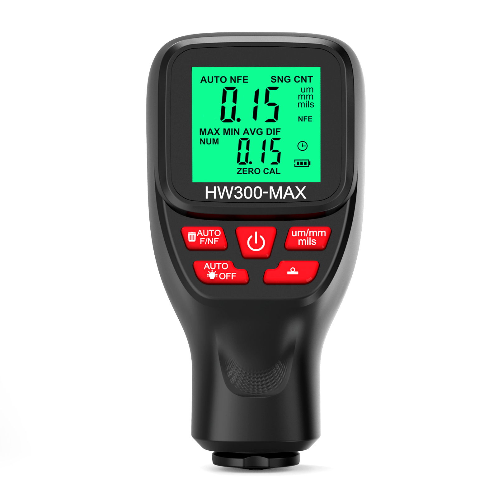 JUANJUAN Alat Ukur Ketebalan Cat Digital Coating Thickness Gauge - HW300-MAX