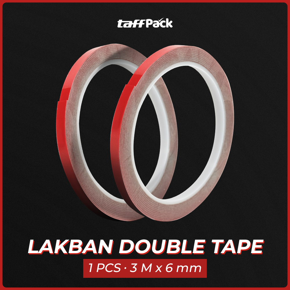TaffPACK Lakban Selotip Double Tape Strong Heavy Duty 1 PCS - SC-3M