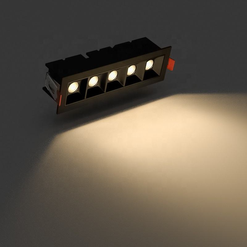 SHENGDAO Lampu Sorot LED Plafon Spot Downlight Grille Warm White 3000K - SD-10W
