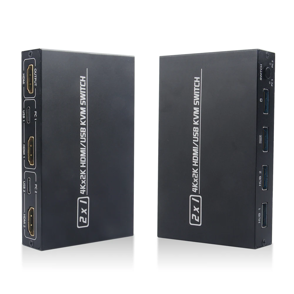 Aimos HDMI Switch 2in1 UltraHD 4Kx2K - KVM201CL