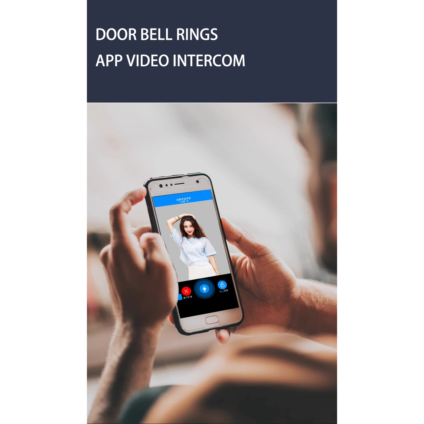 YONGLISHUN Smart Door Lock Fingerprint Face Recognition Password Eques - 5S