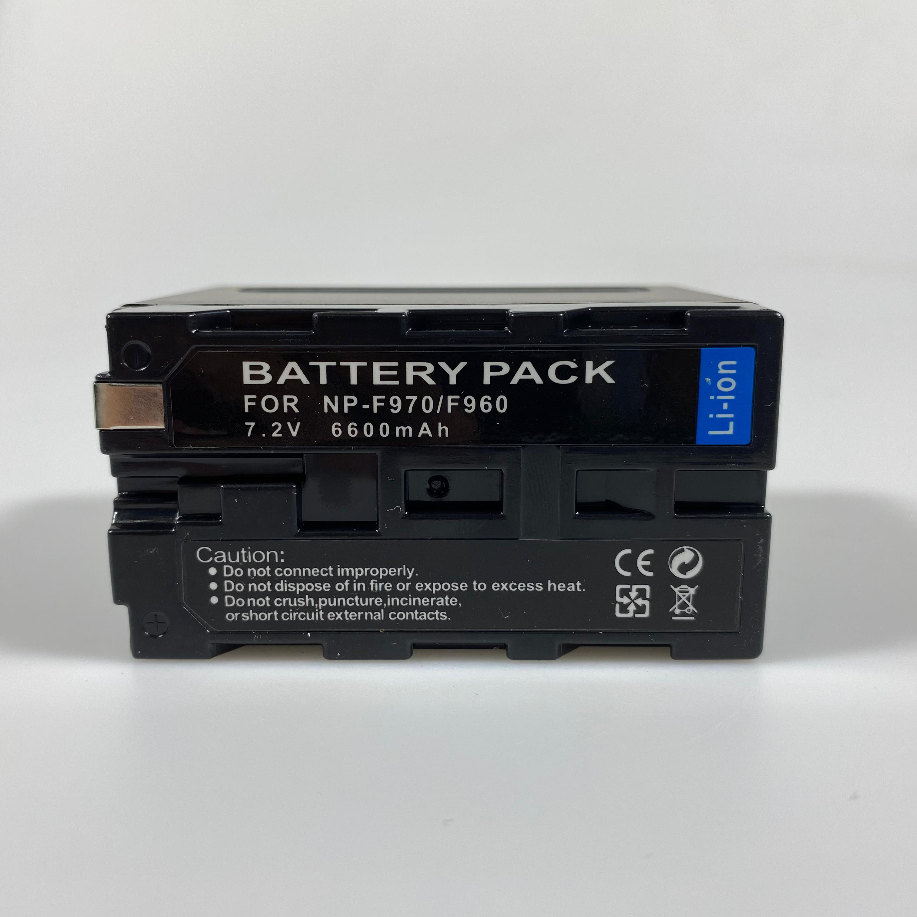 Baterai Kamera Sony NP-F960 NP-F970 7.2V 6600mAh