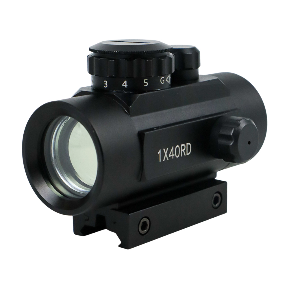 Bushnell Tactical Green Red Dot Laser Gun Optical Sight Airsoft Rifle - 1x40rd