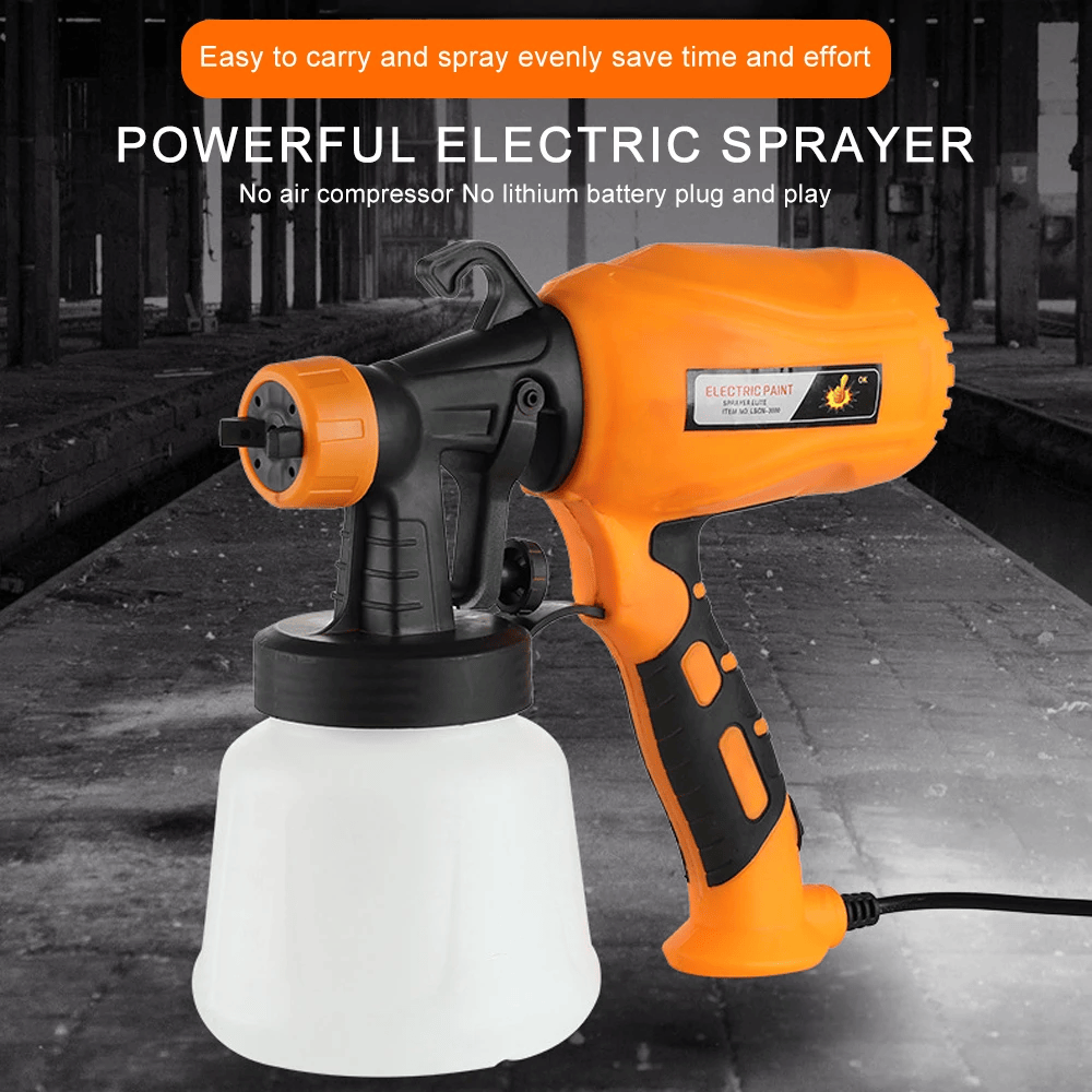 Aideepen Penyemprot Cat Electric Spray Gun Paint Sprayer 550W 900ml - LSCN-3000