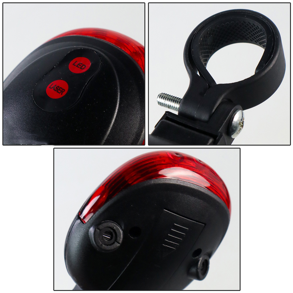 TaffLED Lampu Belakang Sepeda Tail Light Laser LED Waterproof - DW-681