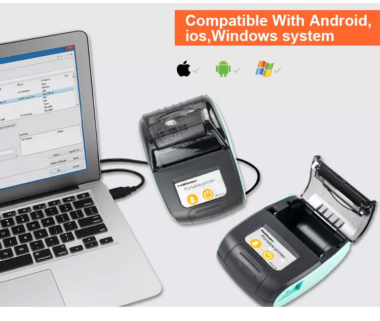 Taffware Bluetooth Thermal Receipt Printer 58mm - PT-210