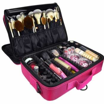 Jual Tas Koper Kosmetik Make up MUA Travel Bag Organizer WMO