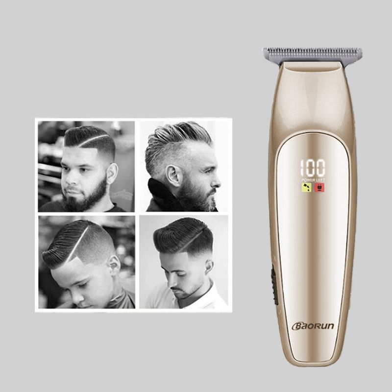 BaoRun Alat Cukur Rambut Elektrik Hair Clipper Trimmer LCD 600mAh - M2S