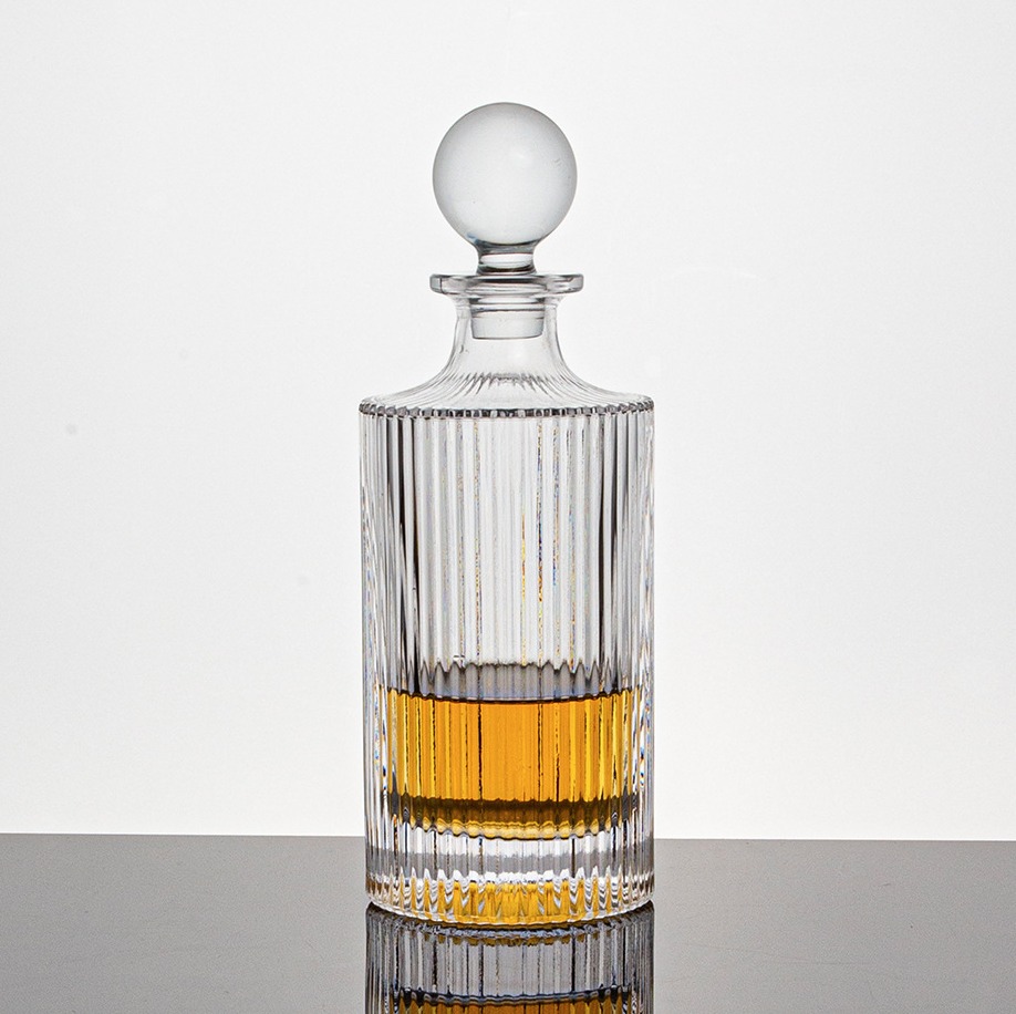 HUANYI Whisky Decanter Glass Bitter Bottle Liquor Scotch Luxury 150ml - HY-17