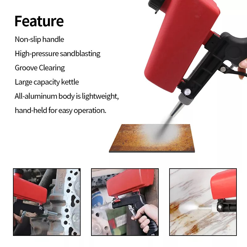 JOUSTMAX Sand Blaster Gravity Pneumatic Gun 90 PSI - AS118-3