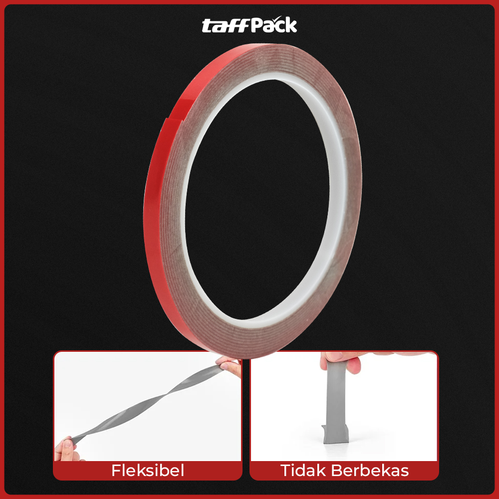 TaffPACK Lakban Selotip Double Tape Strong Heavy Duty 1 PCS - SC-3M