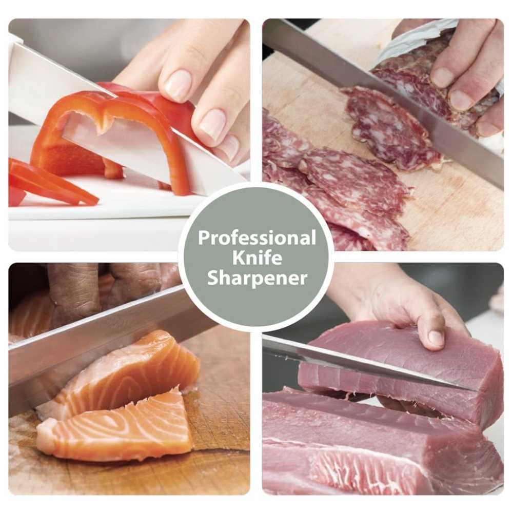 KNIFEZER Glitzy Batu Pengasah Pisau Whetstone Knife Sharpener 18cm - WKSS-01 - Gambar 5