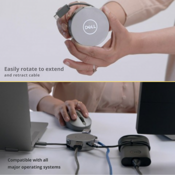 Jual DELL DA310 - 7-in-1 USB-C Mobile Adapter - USB-C Hub