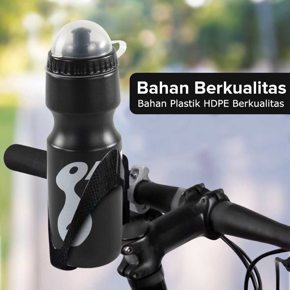 TaffSPORT Discovery Botol Minum Sepeda Olahraga HDPE Dust Cover 650ml - 3026 - Gambar 3