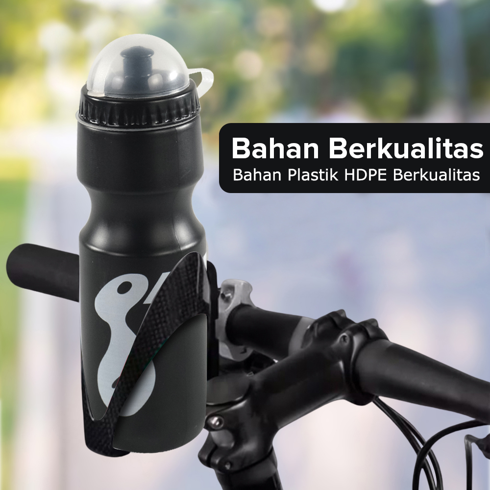 TaffSPORT Discovery Botol Minum Sepeda Olahraga with Dust Cover 650ml - 3026