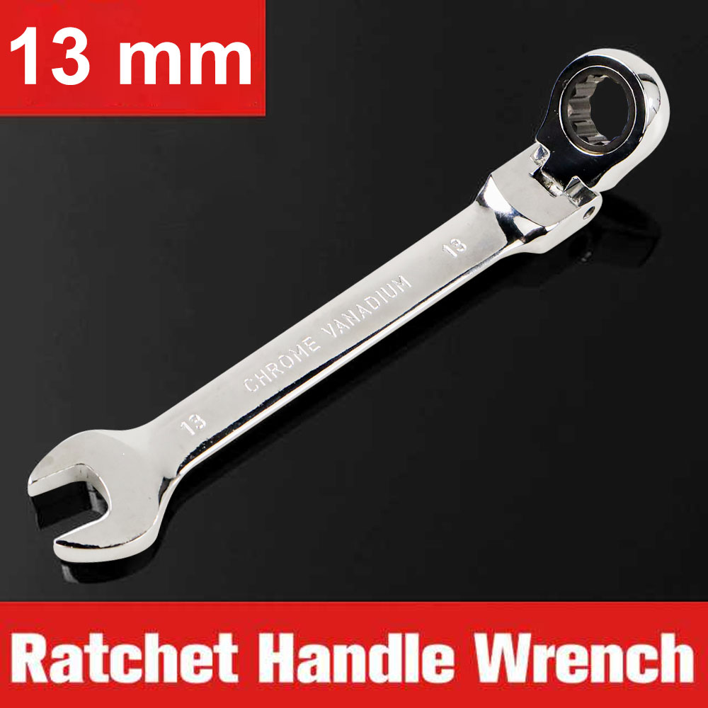 OLOEY Kunci Pas Dual Head Combination Ratchet Wrench Flexible Head - CL6-24