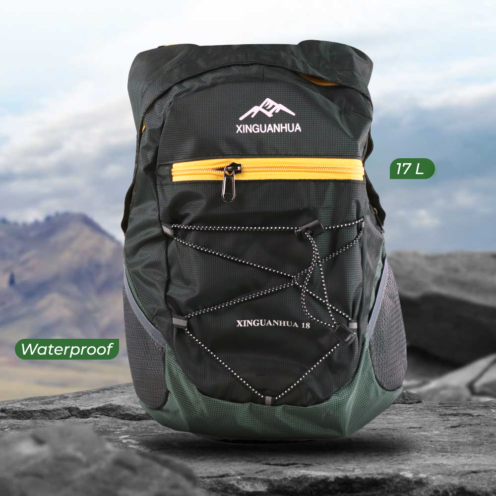 XINGUANHUA Tas Gunung Ransel Lipat Travel Backpack Waterproof 17L - XA94WD