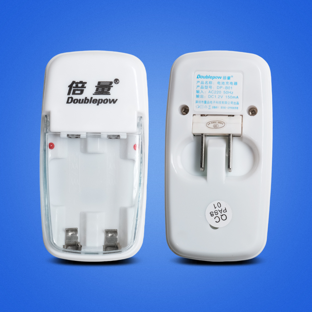 Doublepow Charger Baterai Rechargeable 2 Slot AA AAA with AAA 2 PCS - DP-B01