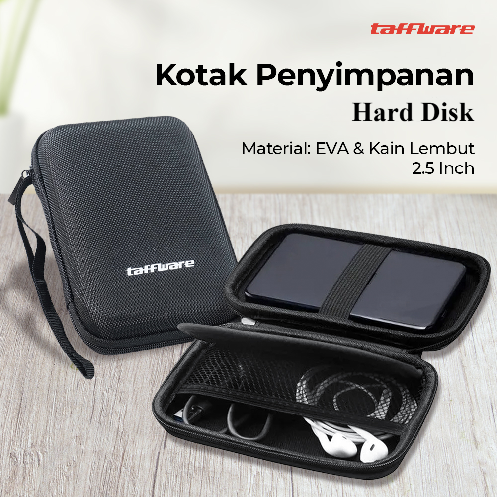 Taffware Kotak Penyimpanan Hard Disk HDD Protective EVA Case 2.5 Inch - C6961