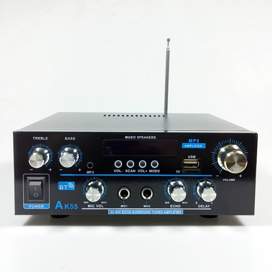 Dreamburgh Audio Amplifier Bluetooth HiFi 2 Channel Output 900W - AK55