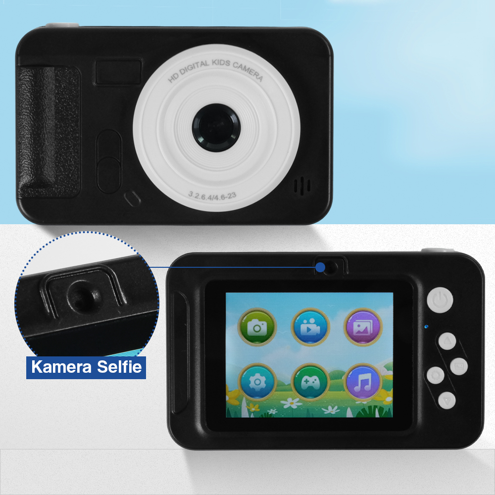 DIXSG Digital Dual Camera Kamera Travel 4K HD 8X Zoom 48MP - C1