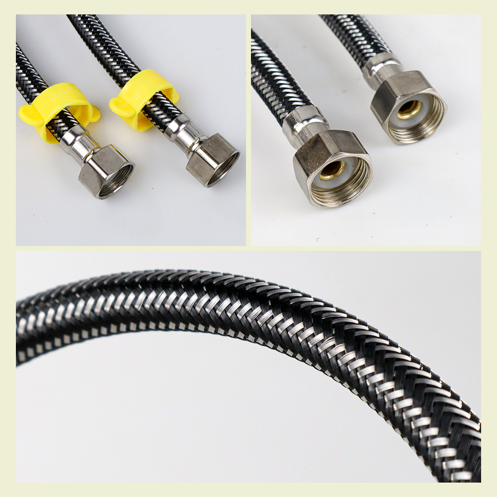 JRJUBB Selang Shower Flexible Hose Braided Stainless Steel 2 PCS - JR013