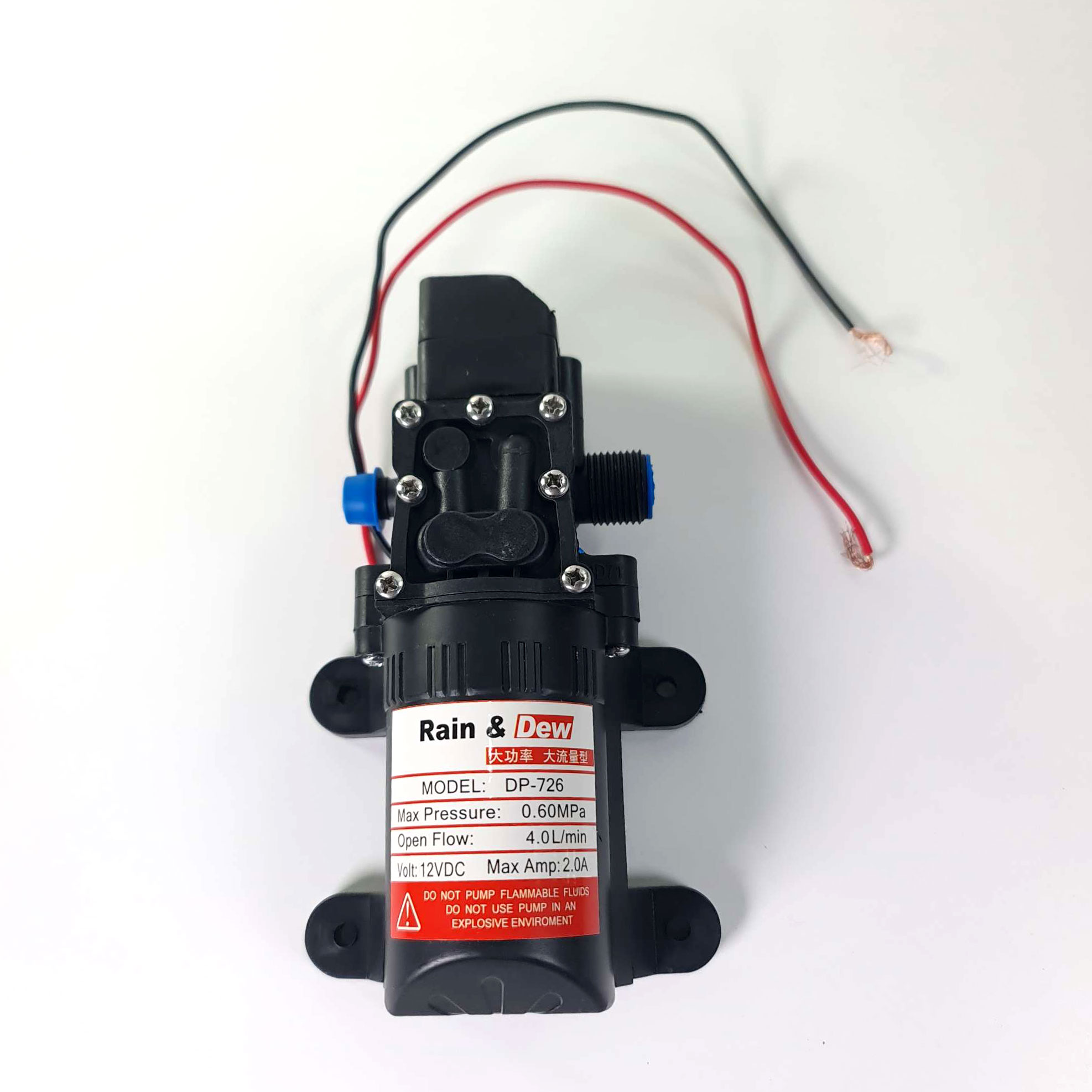 Rain & Dew Pompa Air Elektrik Portable High Pressure Water Pump 12V - DP-726
