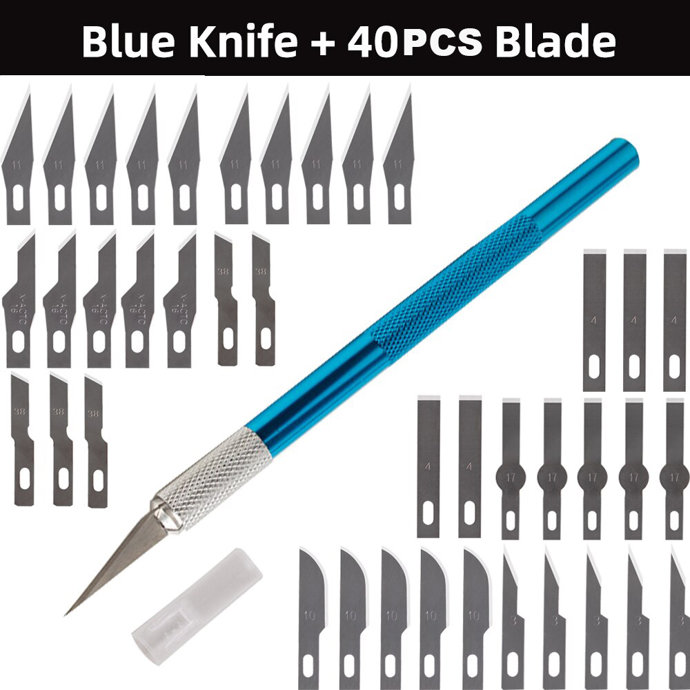 KUAIQU Pisau Ukir Carving Art Hobby Knife Cutter Blade - 9309