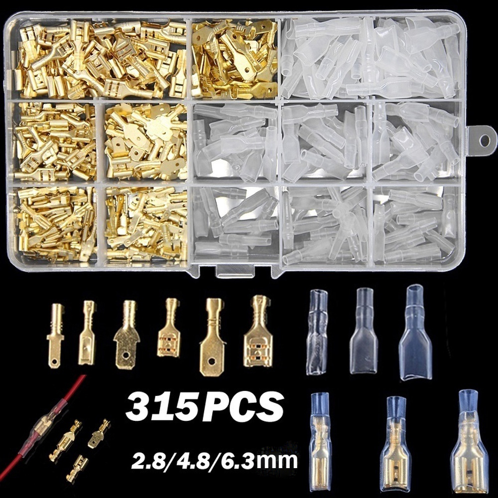 Taffware Skun Terminal Gepeng Insulated Connector Male Female 315 PCS - MA3