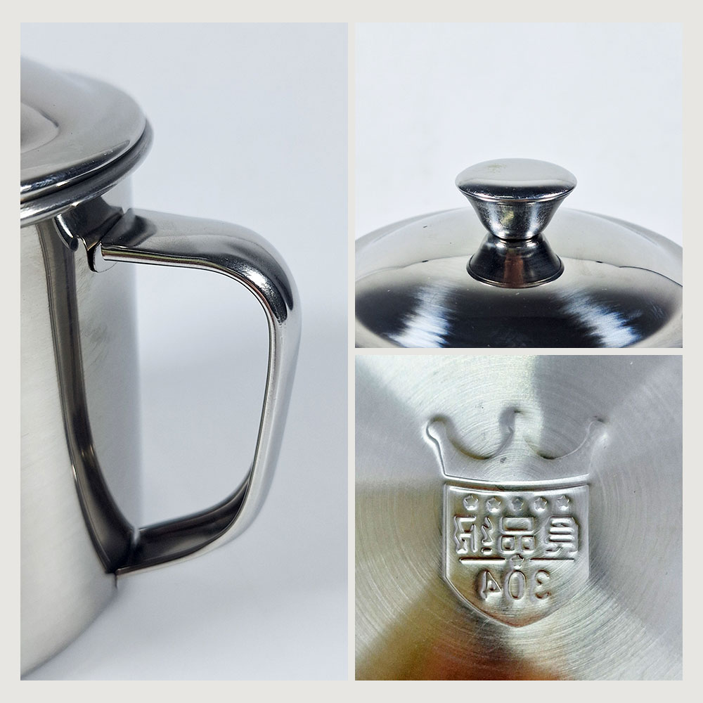 Youqigang Cangkir Kopi Stainless Steel dengan Tutup Coffee Mug 450ml - B45