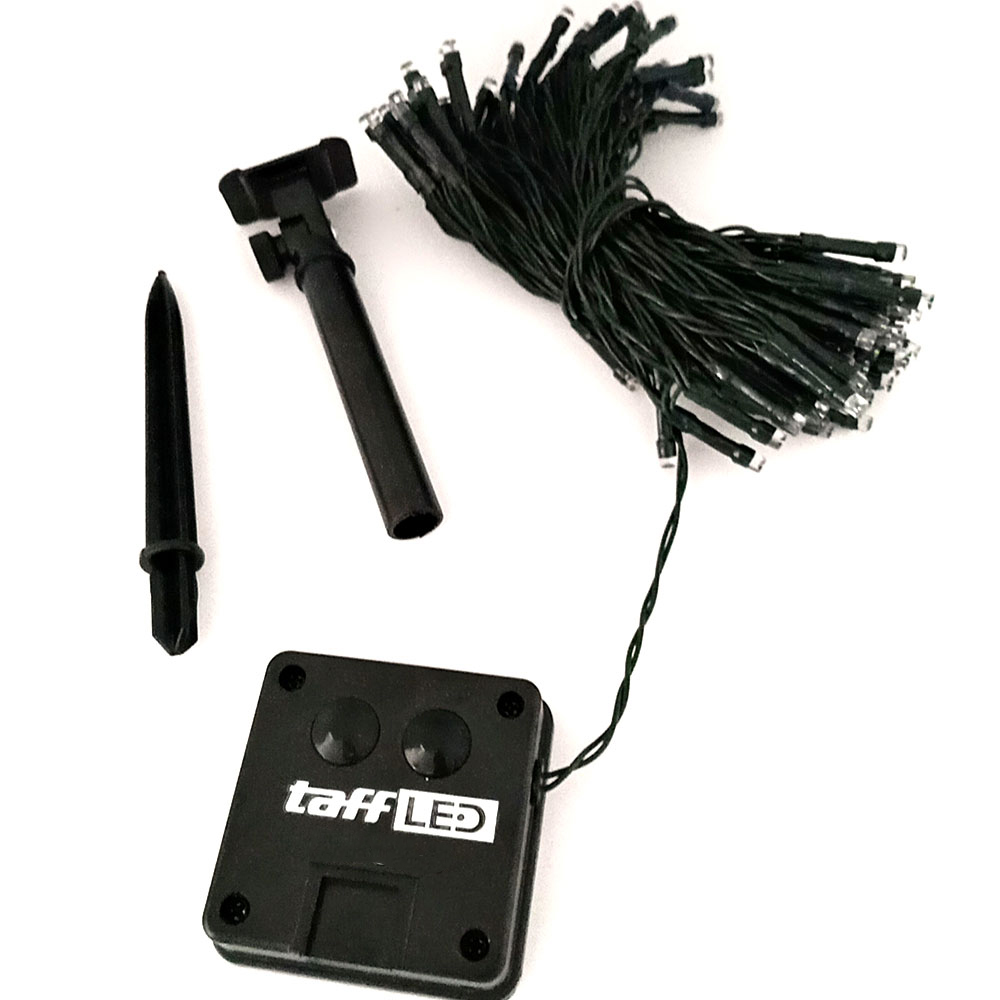 TaffLED Lampu Hias String Lights Solar Power Waterproof 100 LED RGB - YY-3210