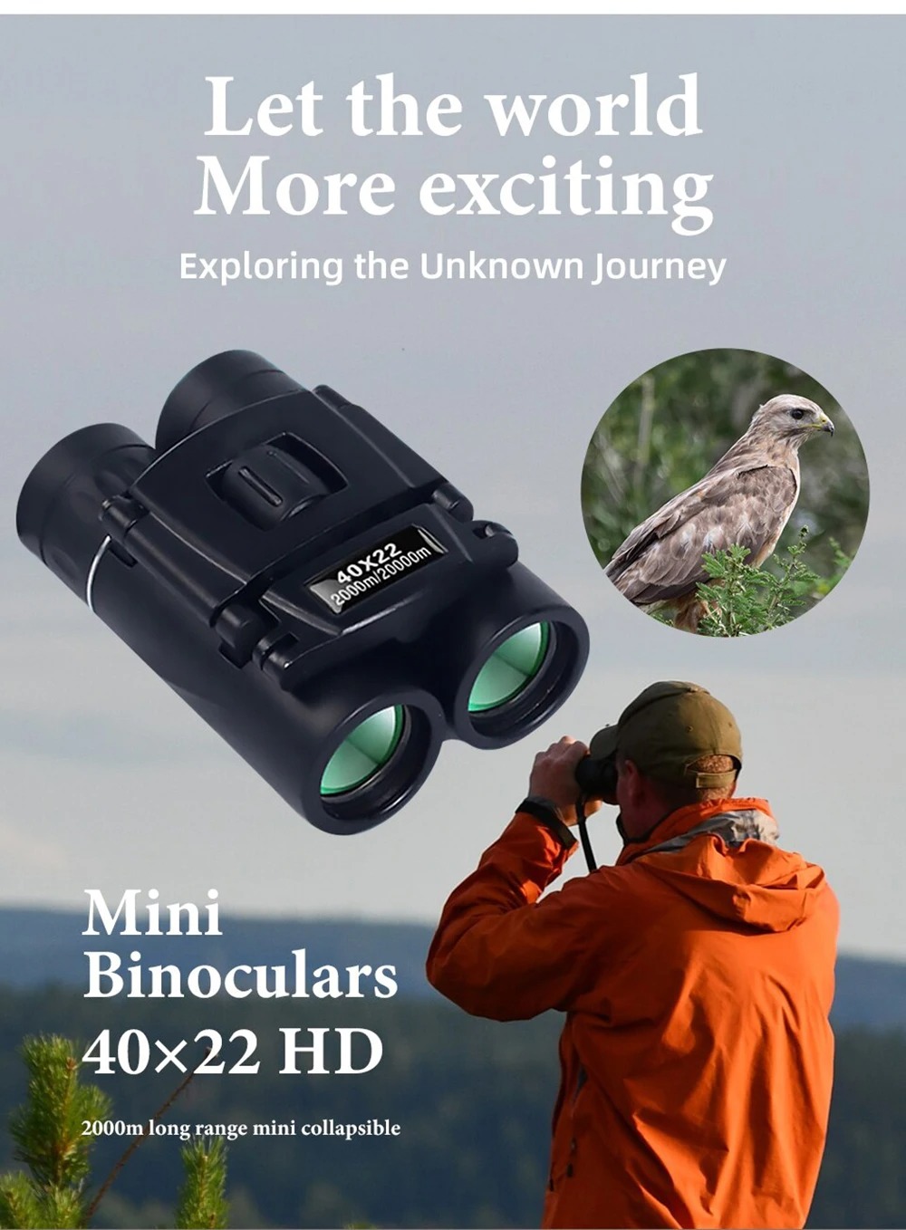 Elecminute Teropong Binokular HD Long Range 40x22 - WYJ01