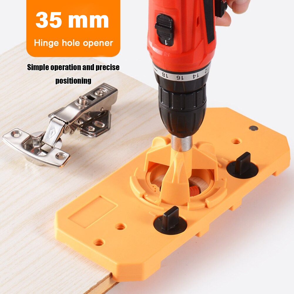 XCAN Alat Bantu Bor Hinge Jig Drill Guide Woodworking Positioner 35mm - WX013