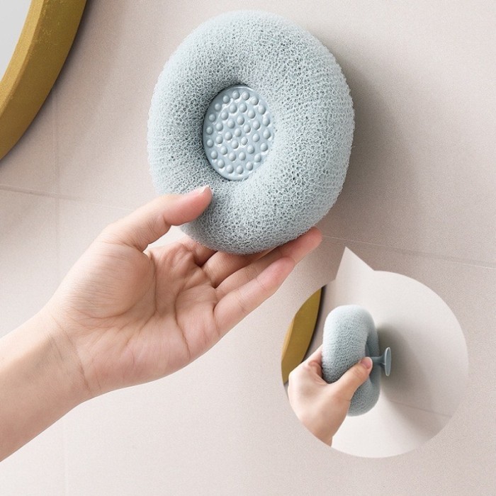 Spons Mandi Bulat Lembut Scrubber