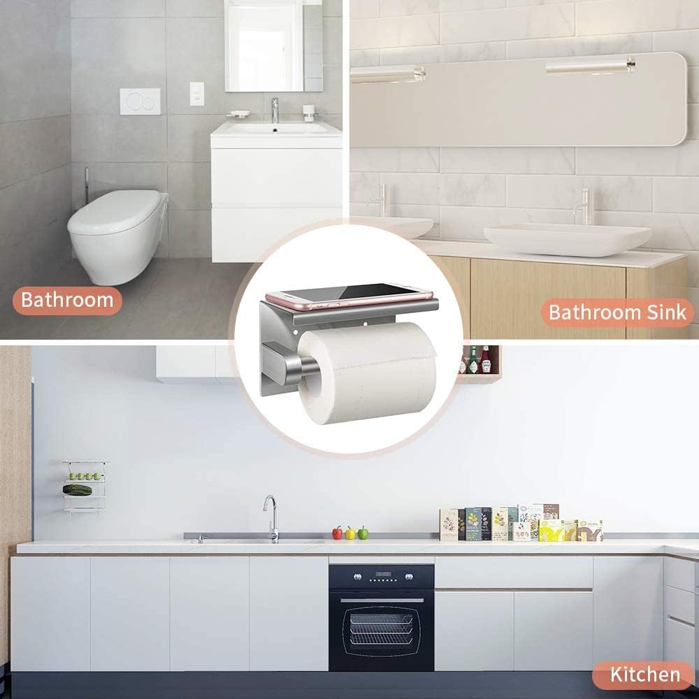 HOUSEEN Gantungan Tempat Tisu Toilet Tissue Wall Mount - HJ56