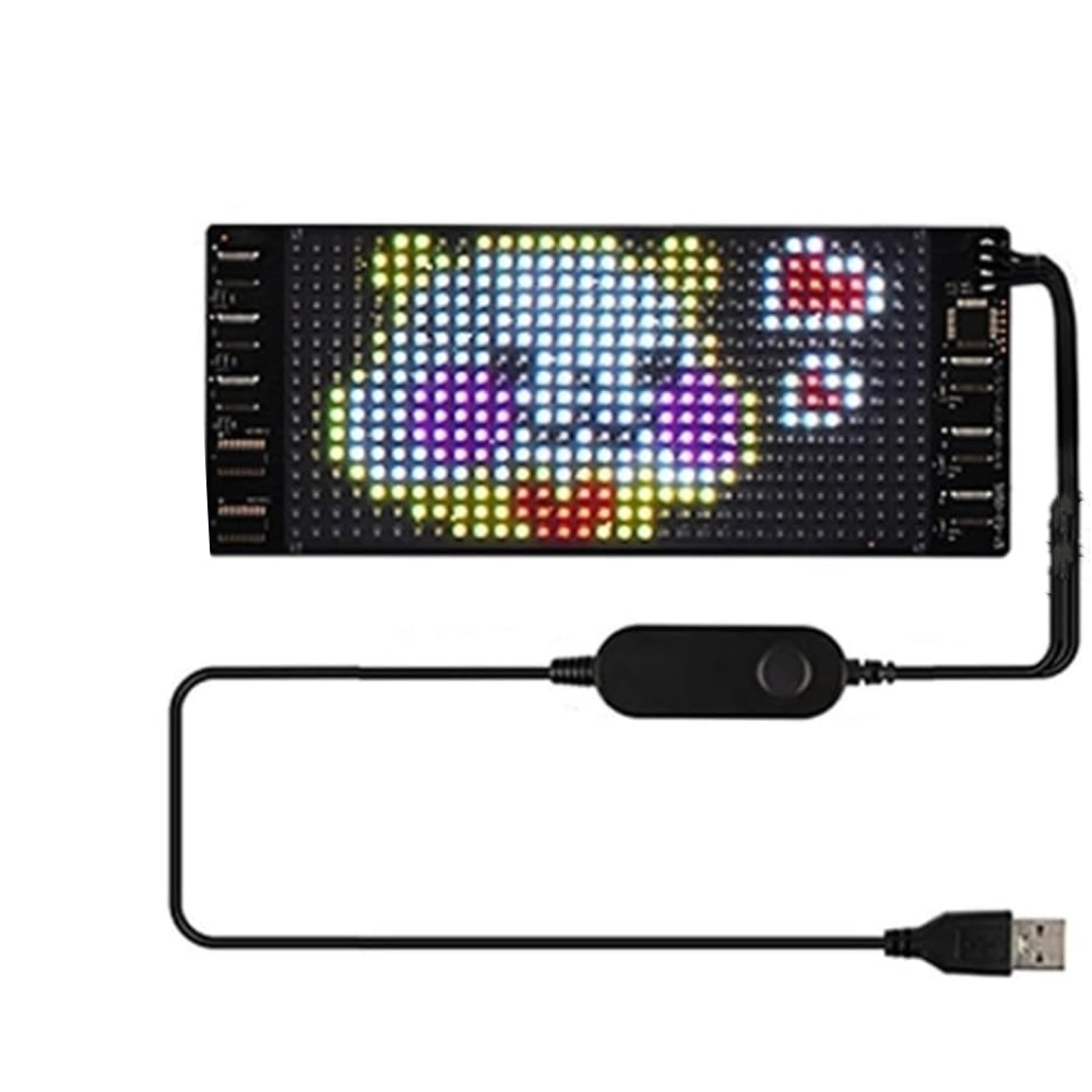 NEXillumi LED Matrix Panel Bluetooth Colorful Display Kit 5V 7x17cm - RD1632