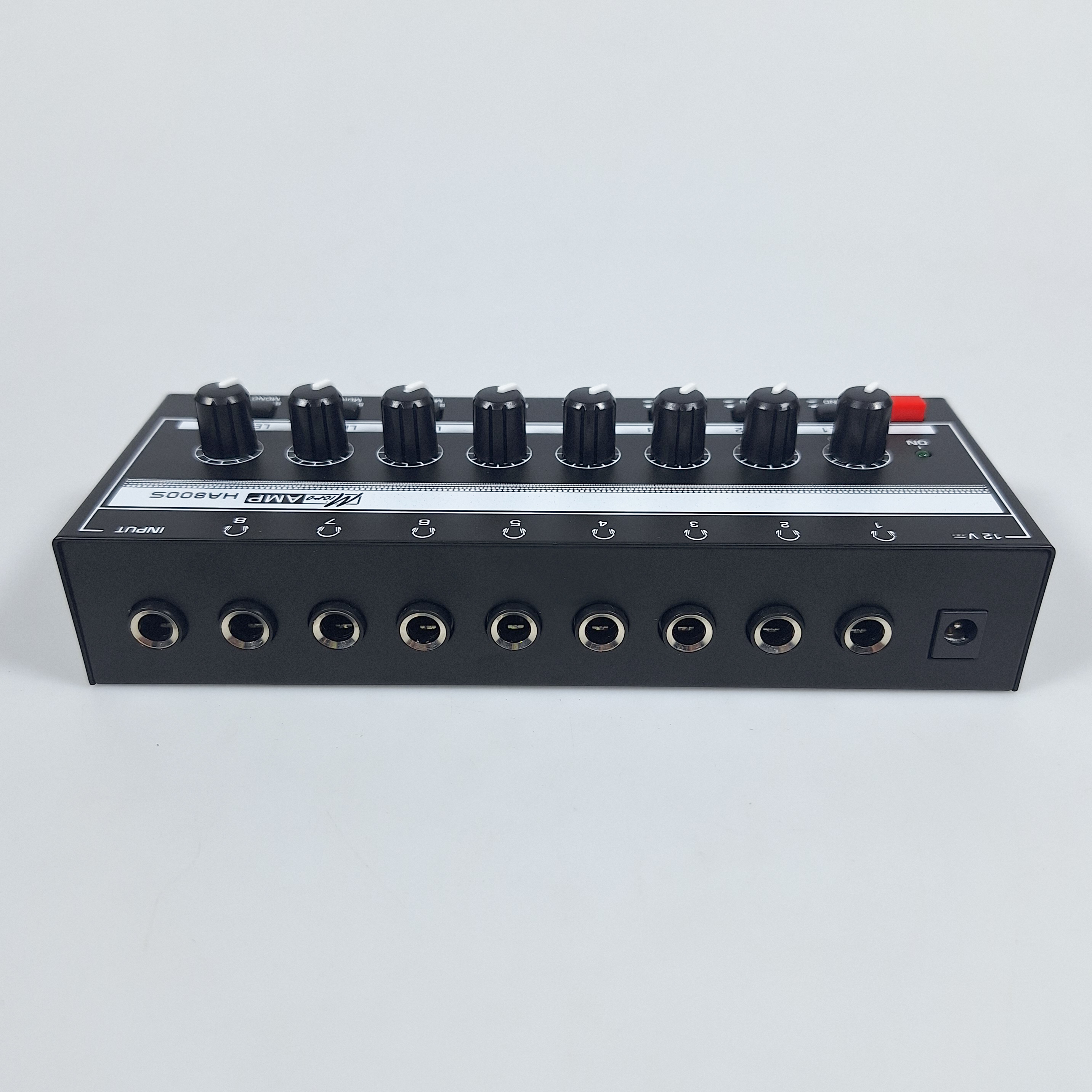 Micro Audio Amplifier Headphone Splitter 8 Channel Stereo Mono Control - HA800S