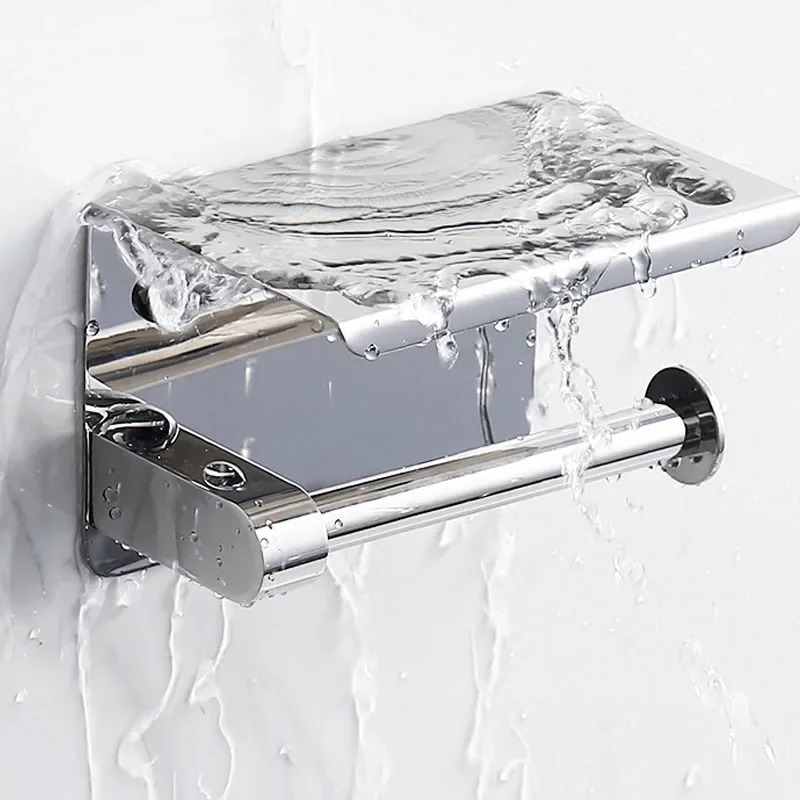 HOUSEEN Gantungan Tempat Tisu Toilet Tissue Wall Mount - HJ56