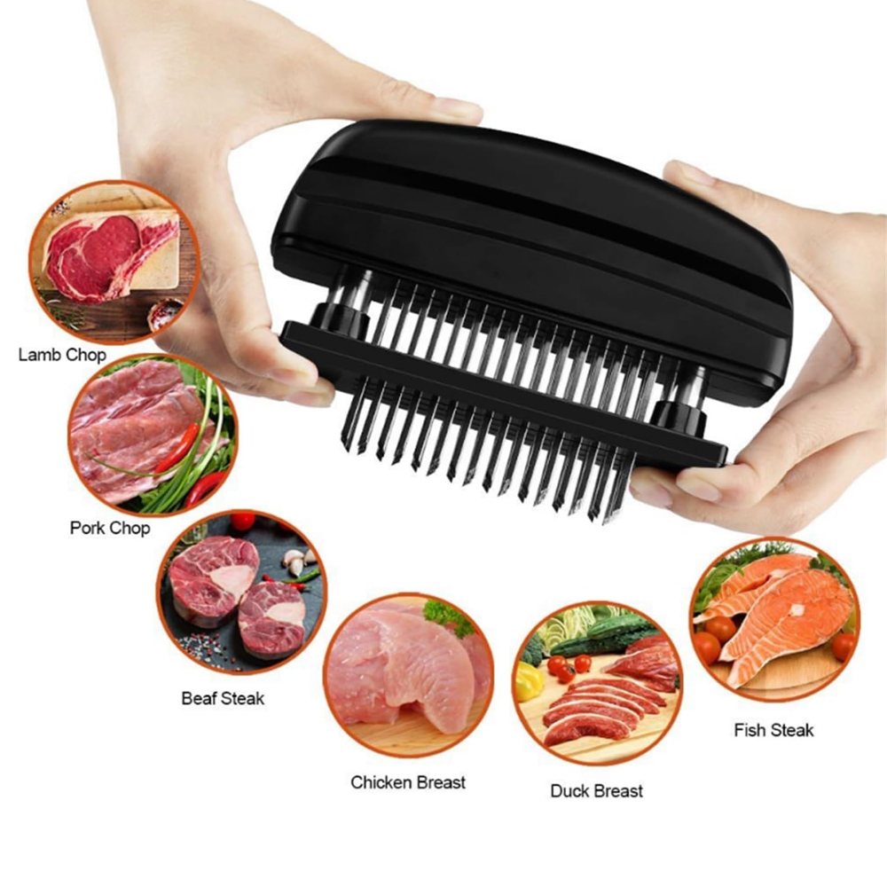 Dheng Alat Penghalus Daging Steak Tenderizer Beef 48 Needle Blades - DH-B03