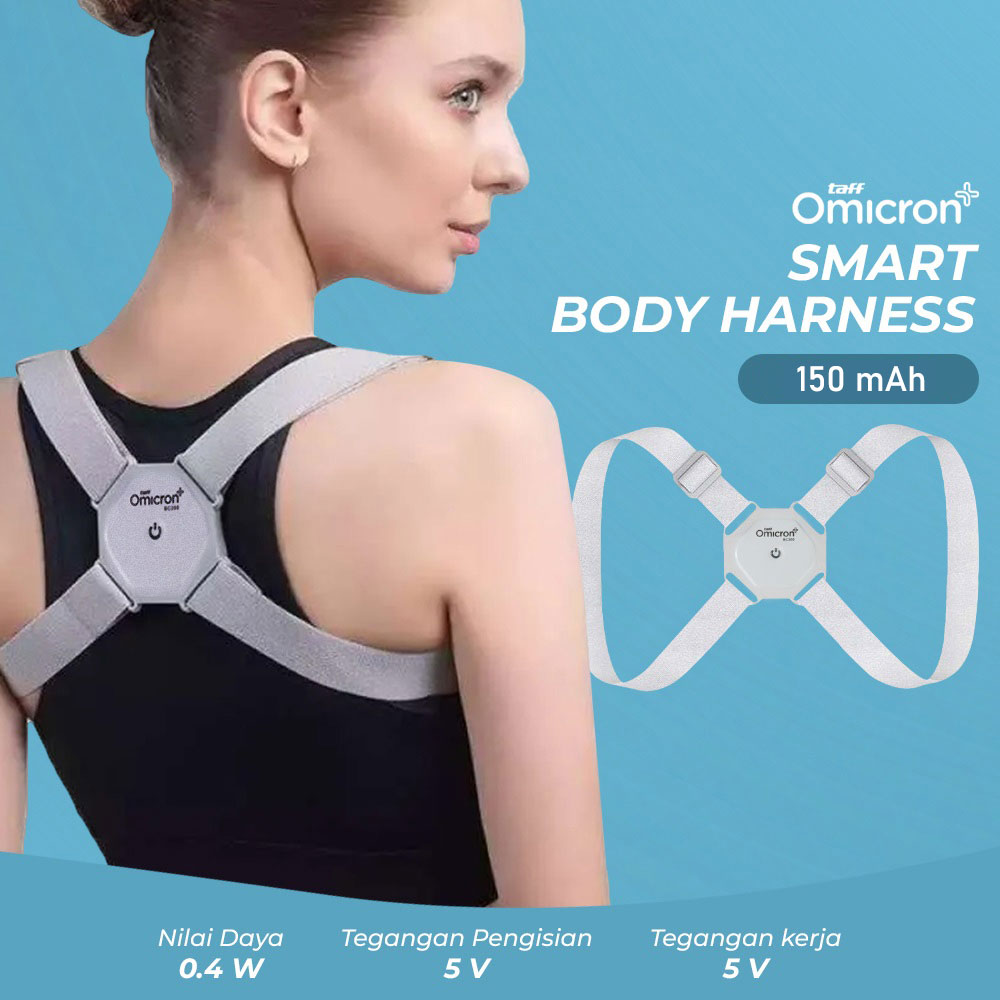 TaffOmicron Smart Body Harness Tali Korektor Postur Punggung - BC200