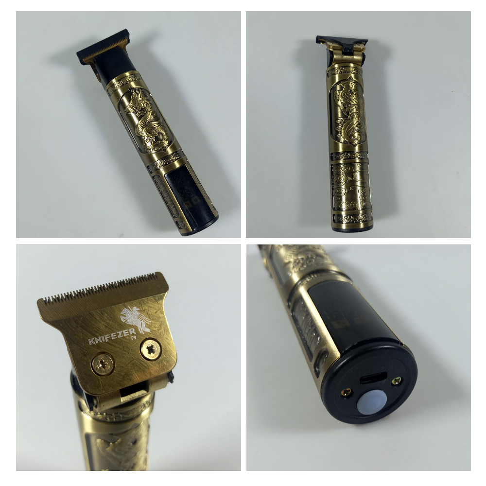 KNIFEZER Alat Cukur Elektrik Hair Clipper Trimmer Model Dragon - T9