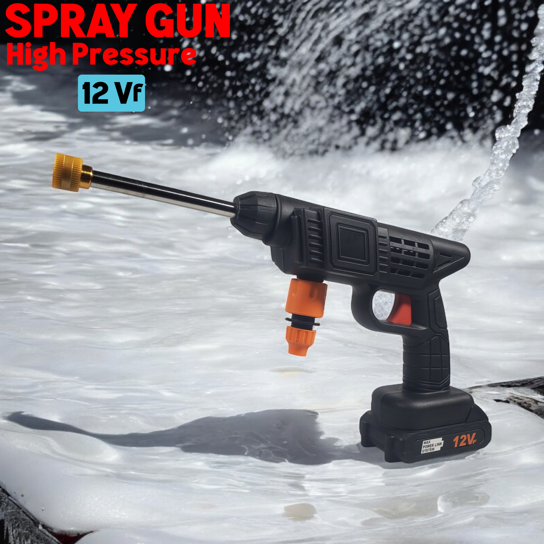 SONGXIA Semprotan Air Cuci Mobil Spray Gun High Pressure 12Vf - CM12
