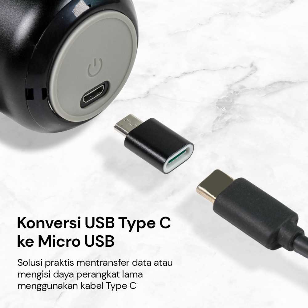 JUMIA OTG USB Type C Female to Micro USB Male Adaptor Converter - JM40 - Gambar 3