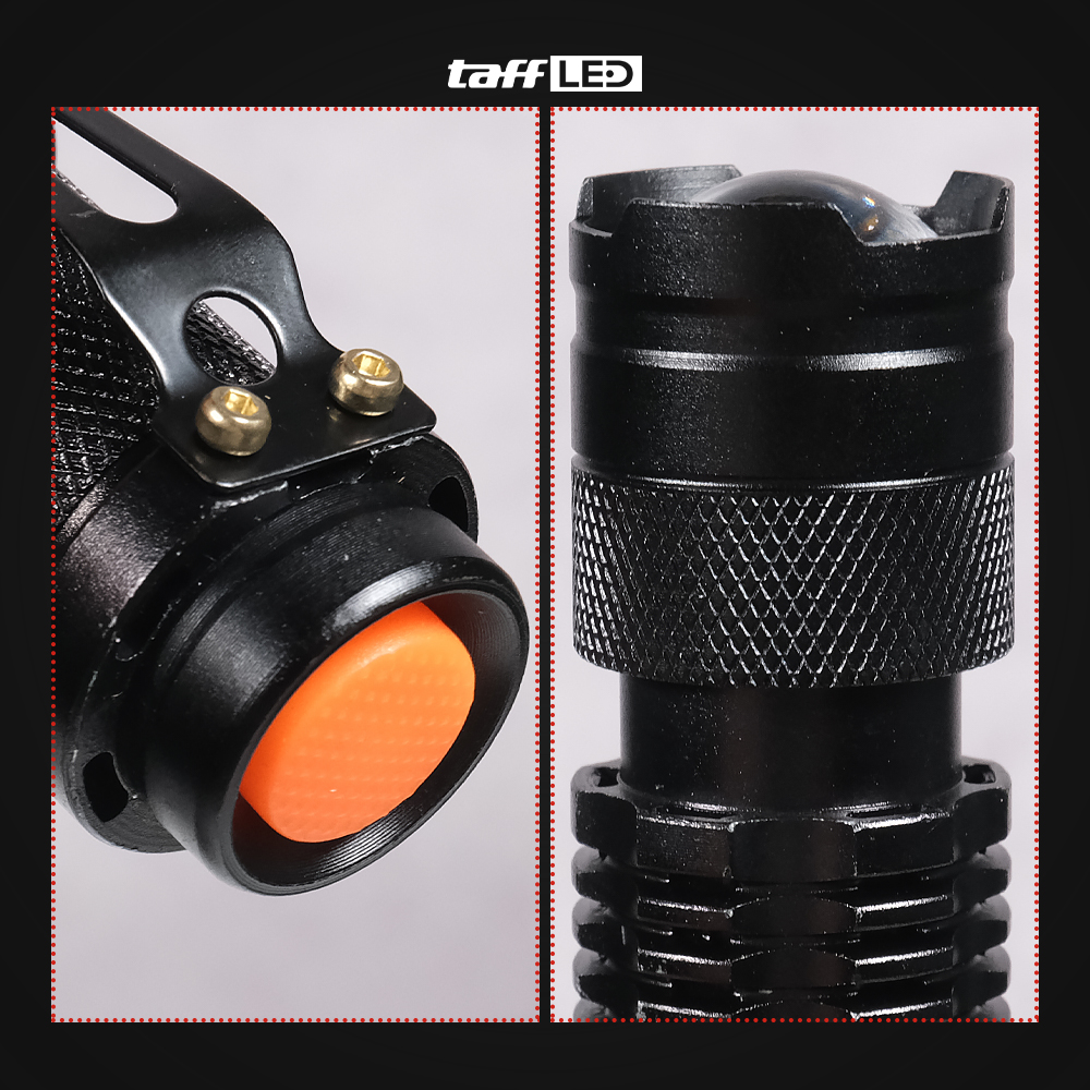 TaffLED Pocketman Senter LED 2000 Lumens Waterproof with Charger - P1