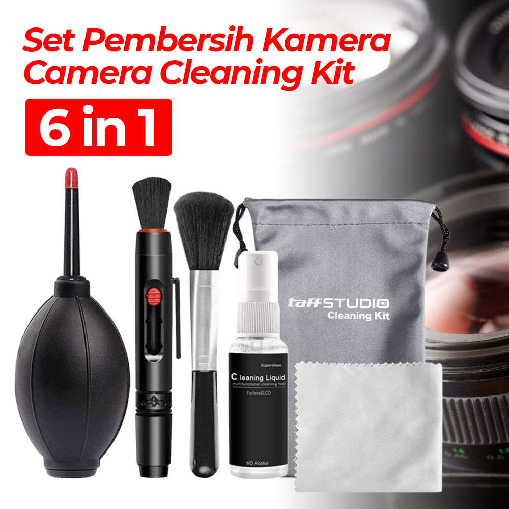 TaffSTUDIO Set Pembersih Kamera Camera Cleaning Kit 6in1 - 430978